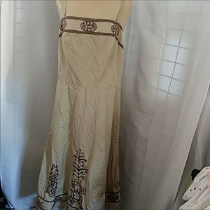 Sequin Embellished Beige/brown Sundres